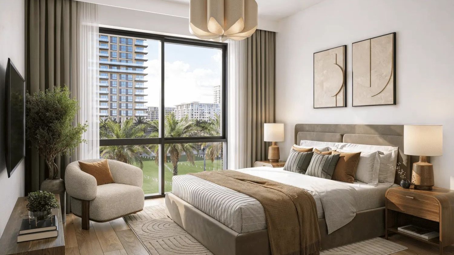 Apartamento T2 em Town Square, UAE N.º 191434