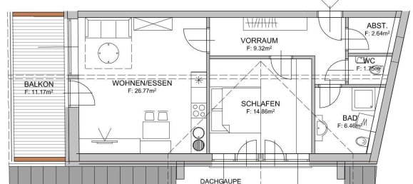 Квартира с 2 комнатами в Штадль-Предлиц, Австрия № 209643 12