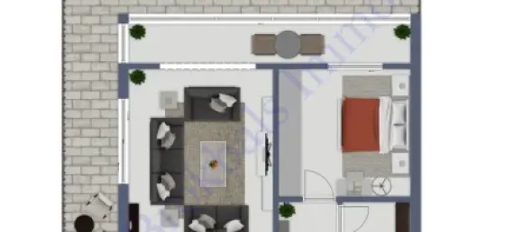 2غرفة شقة في Gutersloh, Germany رقم 77928 2