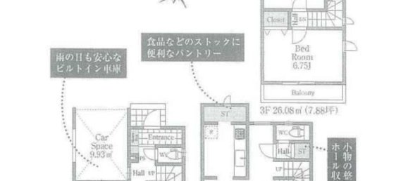 3 bedrooms House in Tokyo, Japan No. 6834 2