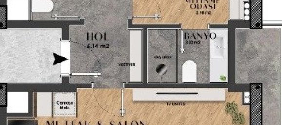 Wohnung 2+1 in Aksu, Turkey, Nr. 32669 13