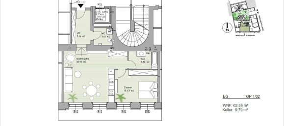 2-salle Appartement à Modling, Austria No. 208177 4