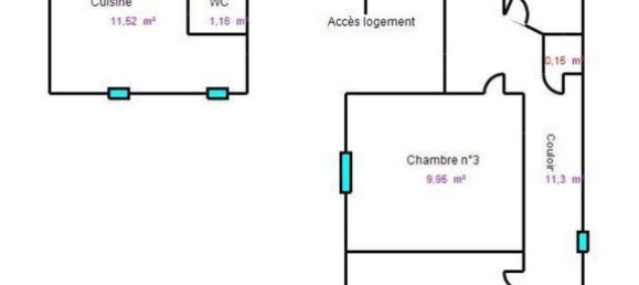 Apartamento de 4 dormitorios en Dijon, France No. 55898 4