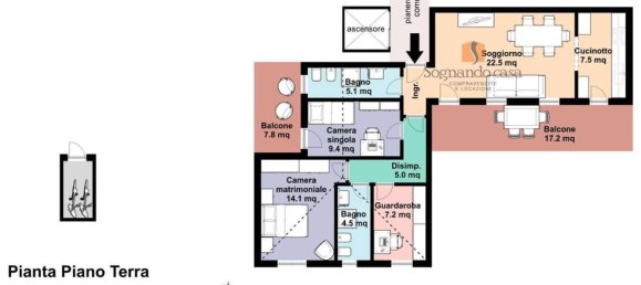 5-salle Appartement à Ravenna, Italy No. 274080 26