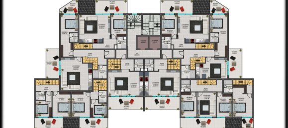 Penthouse 3+1 em Gazipasa, Turkey N.º 22840 17