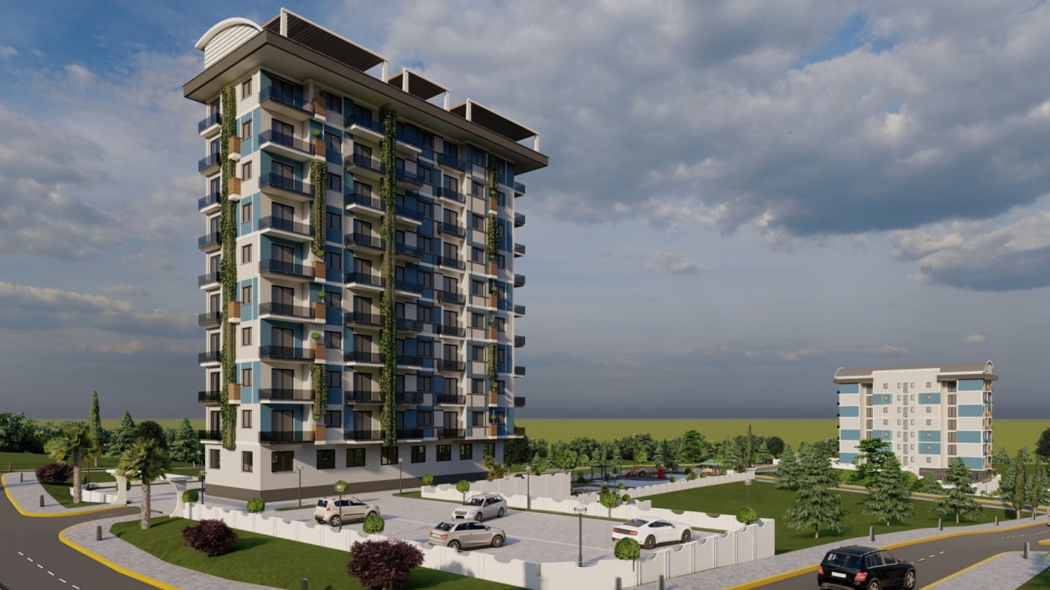 Квартира 2+1 в Аланья, Турция № 25510