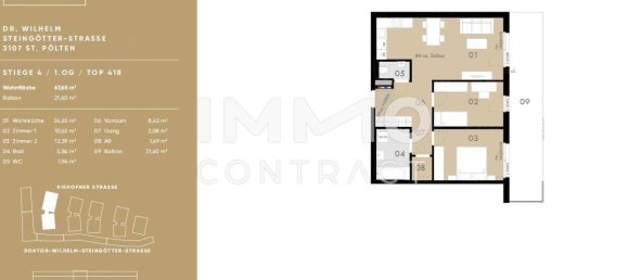 2 bedrooms Apartment in St. Polten, Austria No. 185580 24