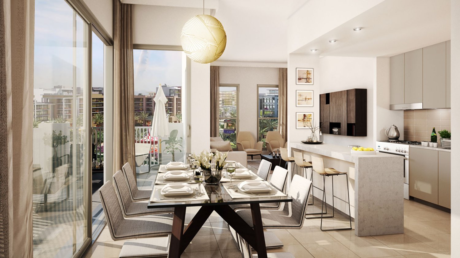 2 bedrooms Apartment in RAWDA APARTMENTS, Town Square, UAE No. 58194