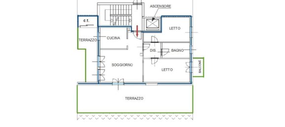 Apartamento de 3 divisões em Colorno, Italy N.º 294299 15