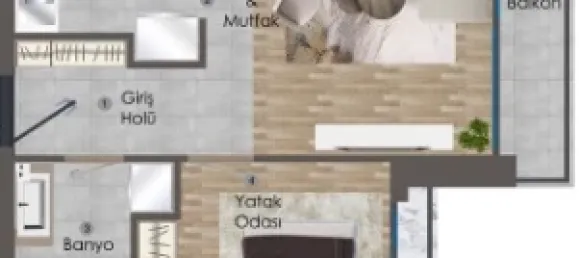 Apartment 1+1 in Mugla, Turkey No. 33203 27