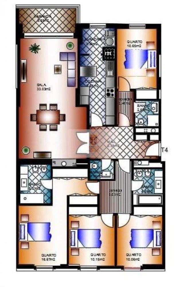 4 Schlafzimmer Wohnung in Lisbon, Portugal, Nr. 3332