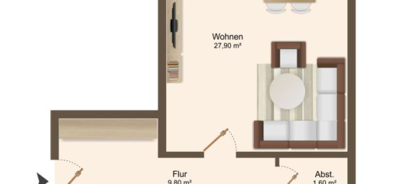 1 bedroom Apartment in Stade, Germany No. 154374 8