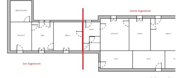 3 غرف نوم منزل في Neuvy-le-Roi, France رقم 305528 3
