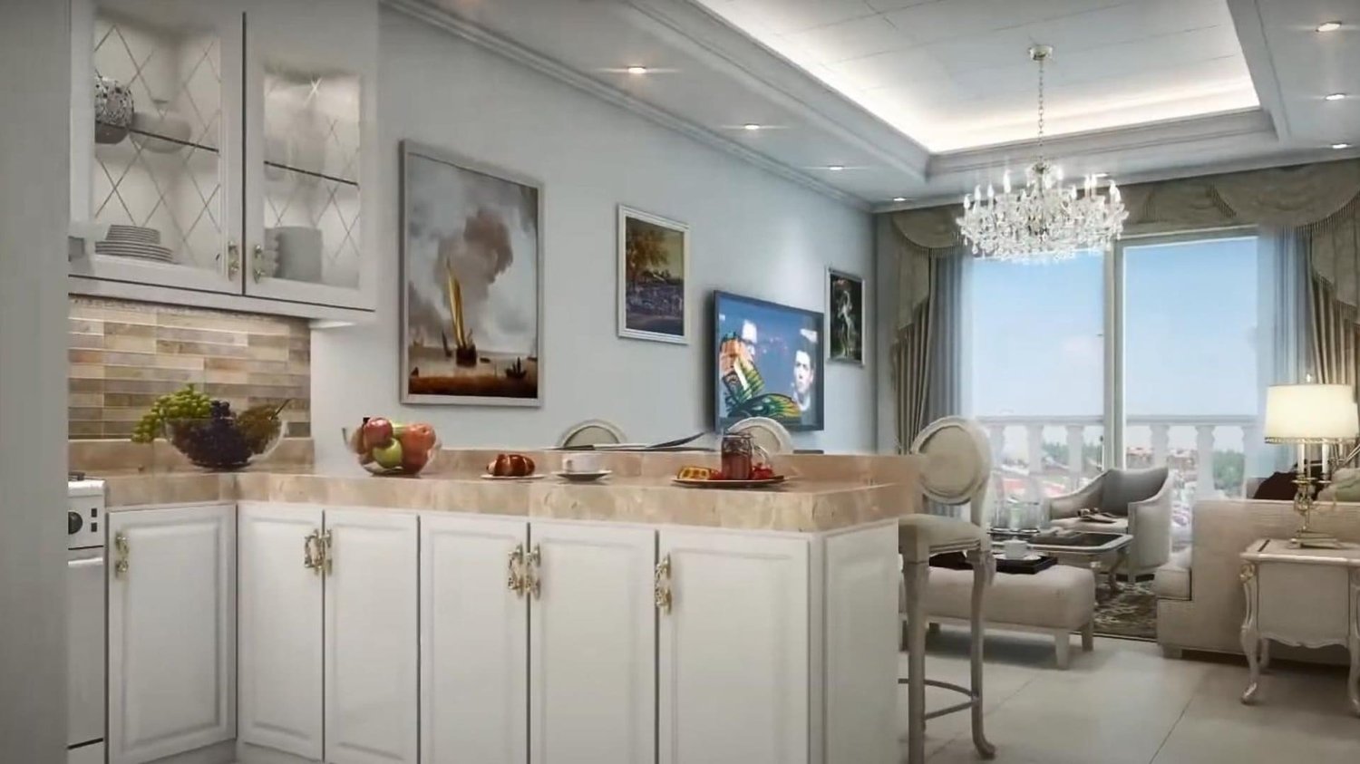 Apartamento de 1 dormitorio en VINCITORE BOULEVARD, Arjan, UAE No. 58368