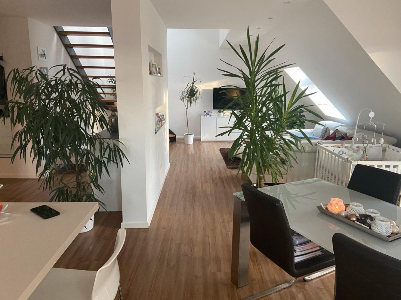 Дуплекс с 2 спальнями в Бамберг, Германия № 218922