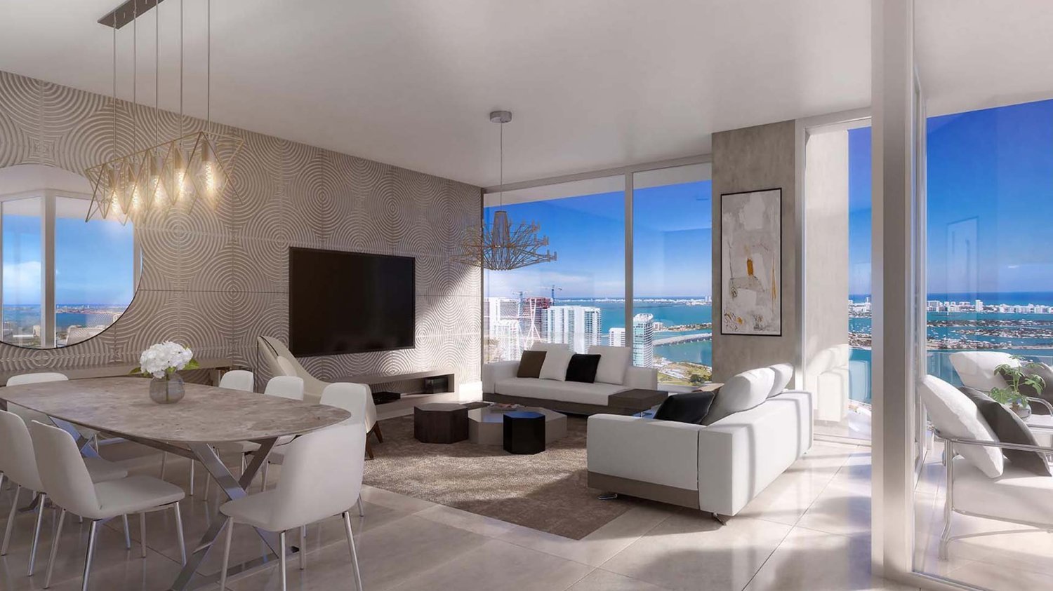 3 dormitorios apartamento en venta en Miami, Miami-Dade, Florida, USA № 616043