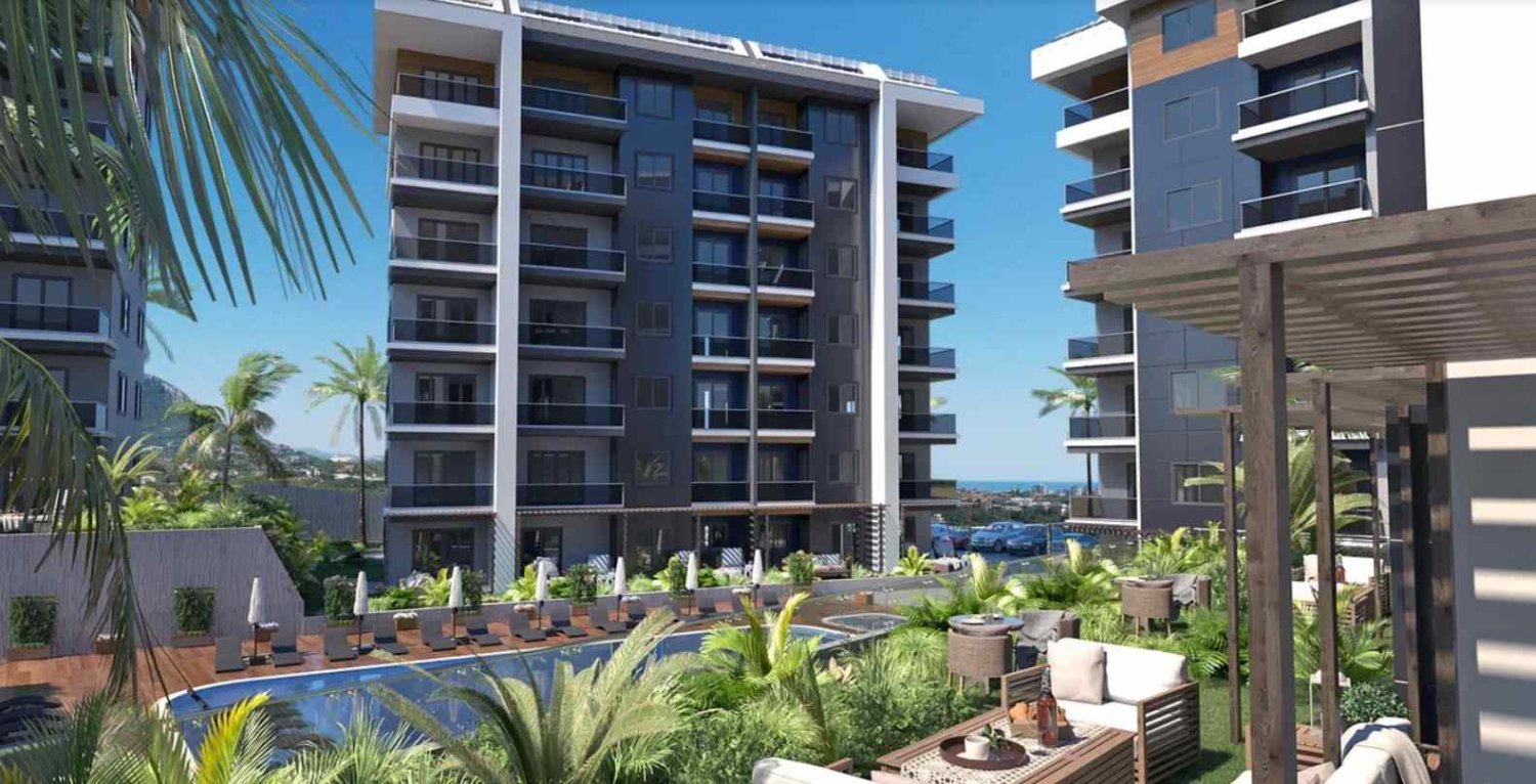 Квартира 1+1 в Аланья, Турция № 11703