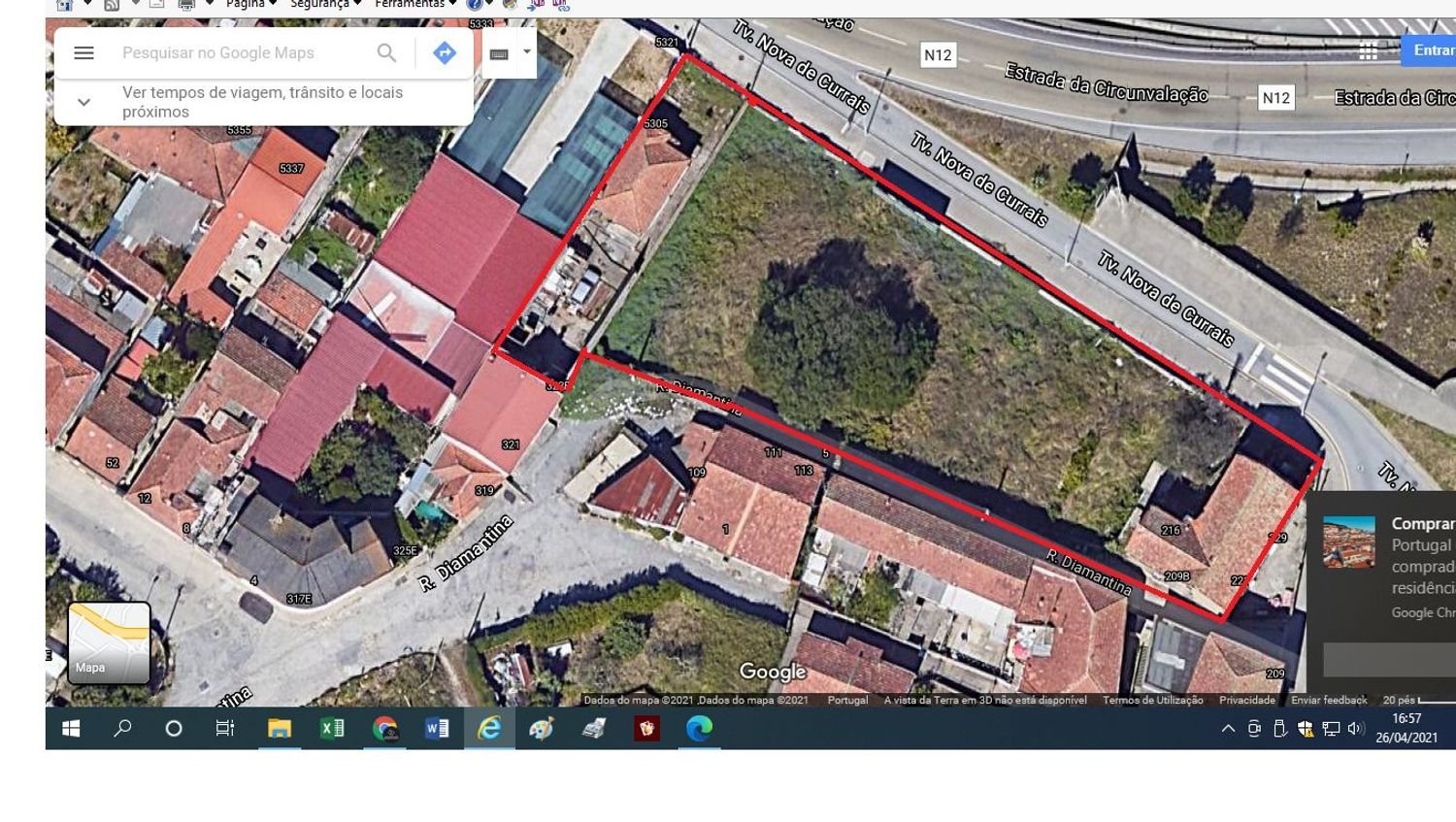  Land in Porto, Portugal No. 210911