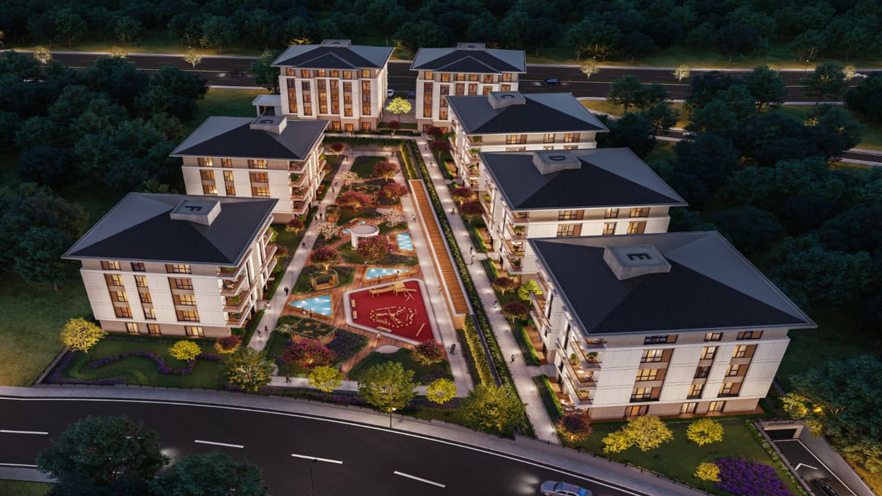 Apartment 3+1 in Mansion Orman, Basaksehir, Turkey No. 38142