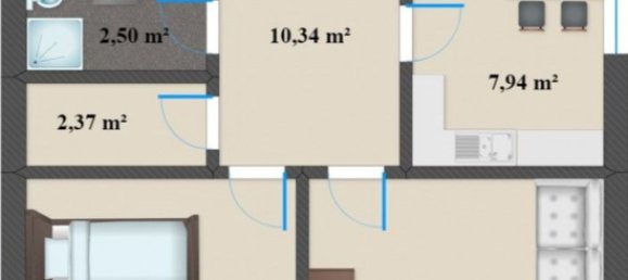 3 rooms Apartment in Trentino-Alto Adige, Italy No. 43545 13