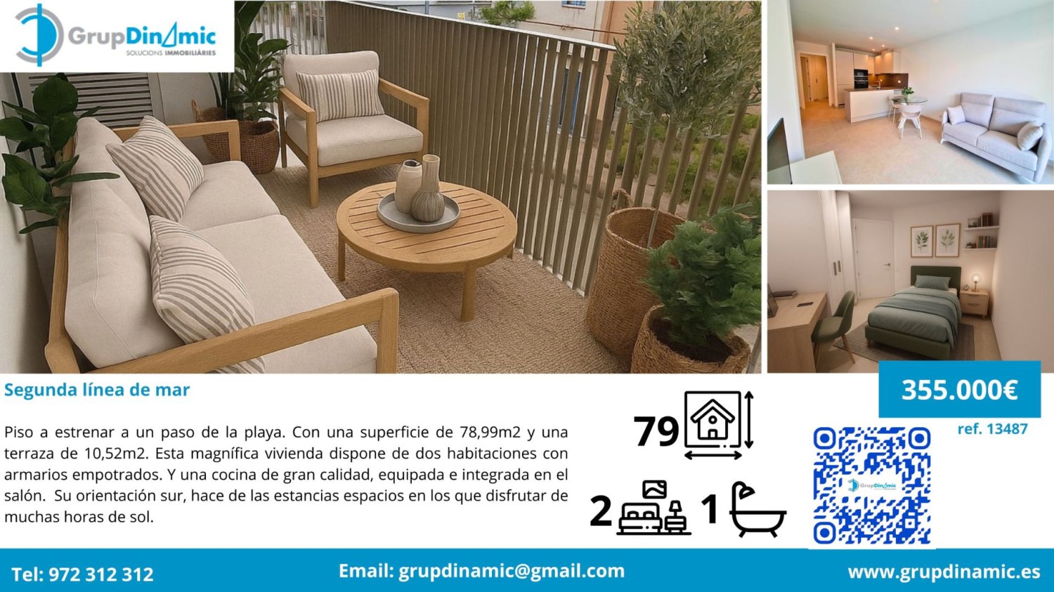 2 Schlafzimmer Wohnung in Palamos, Spain, Nr. 206364