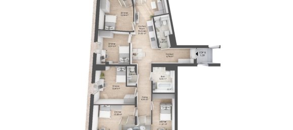 5 rooms Apartment in Innsbruck-Stadt, Austria No. 63688 10