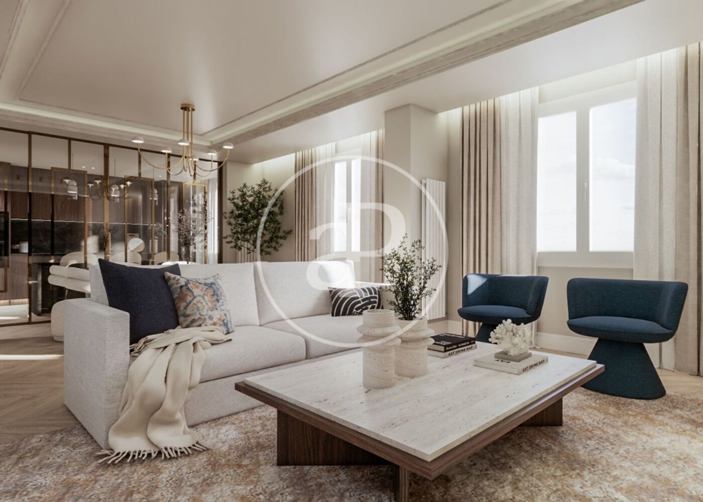 3 غرف نوم شقة في Madrid, Spain رقم 122316