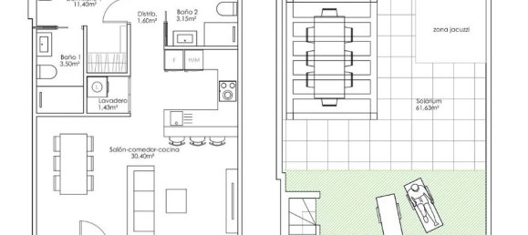 2 chambres Appartement à Alicante, Spain No. 175856 14