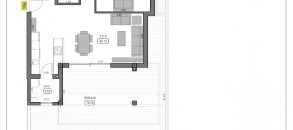 Bungalow T2 em Algorfa, Spain N.º 9477 9