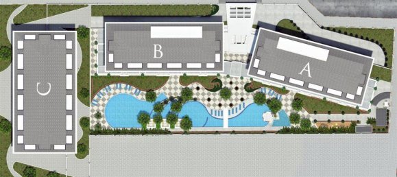 2 rooms Apartment in Alanya, Turkey No. 9844 5