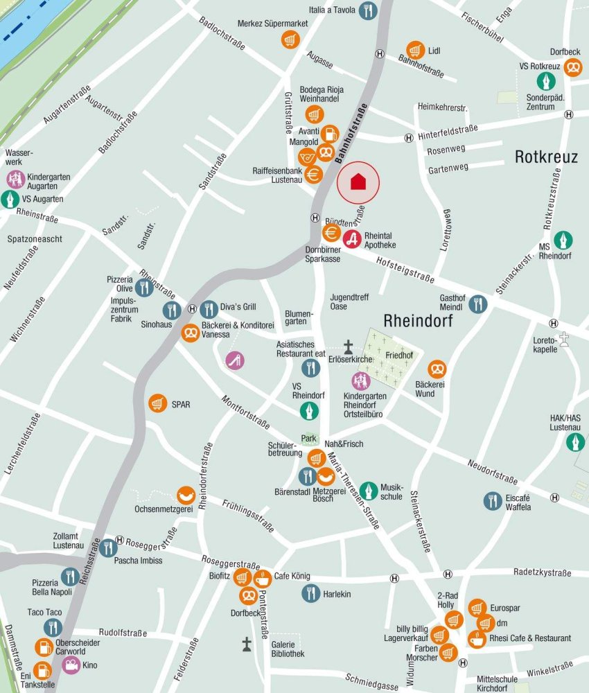 2 rooms Apartment in Lustenau, Austria No. 213067