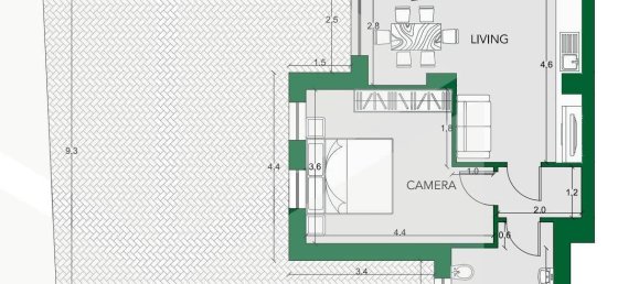 Квартира с 2 комнатами в Казалеккьо ди Рено, Италия № 17541 32