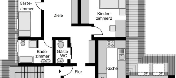 7غرفة منزل ذو طابقين في Bochum, Germany رقم 15951 7