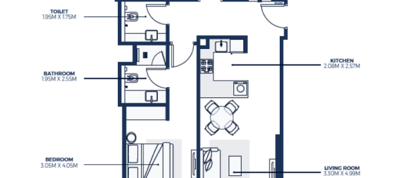 استوديو في Dubai Healthcare City, UAE رقم 121488 6