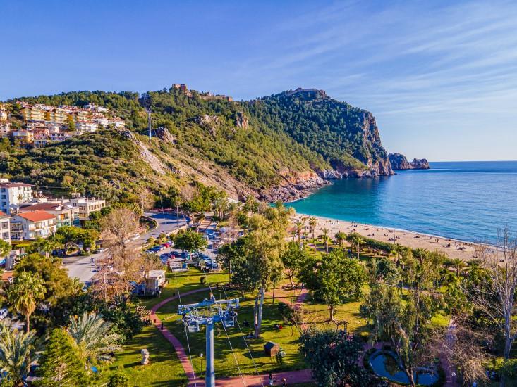 Квартира с 4 комнатами в Аланья, Турция № 46471