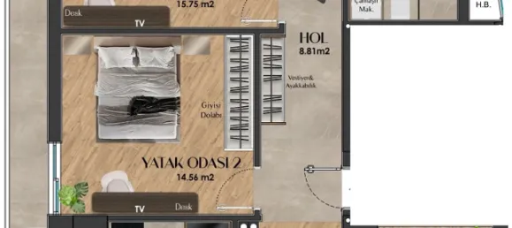 Apartment 3+1 in Mugla, Turkey No. 32488 19