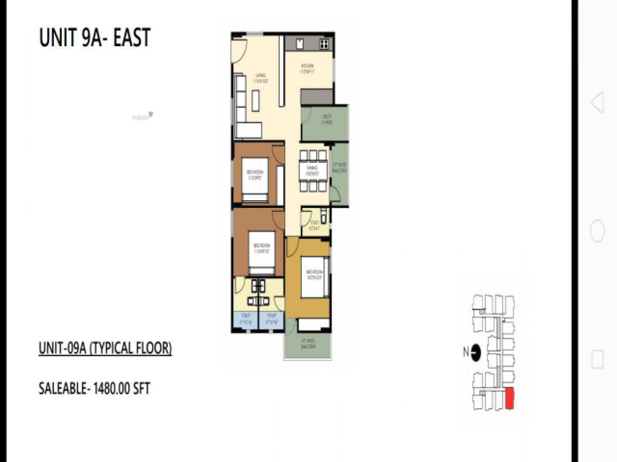 2 bedrooms House in Hyderabad, India No. 17140
