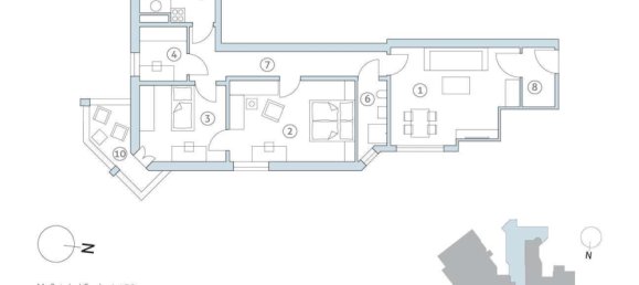 4-Zimmer Wohnung in Steglitz, Germany, Nr. 45500 17