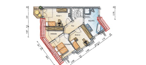 4 chambres Maison de ville à Alzey-Worms, Germany No. 219475 17