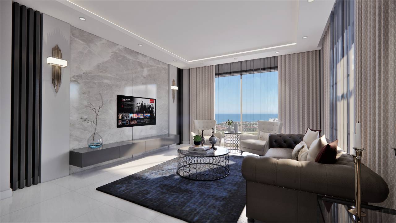 شقة 4+1 في THE MOONLİGHT VİLLAGE, Alanya, Turkey رقم 39957