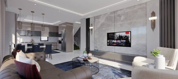 شقة 4+1 في THE MOONLİGHT VİLLAGE, Alanya, Turkey رقم 39957 4