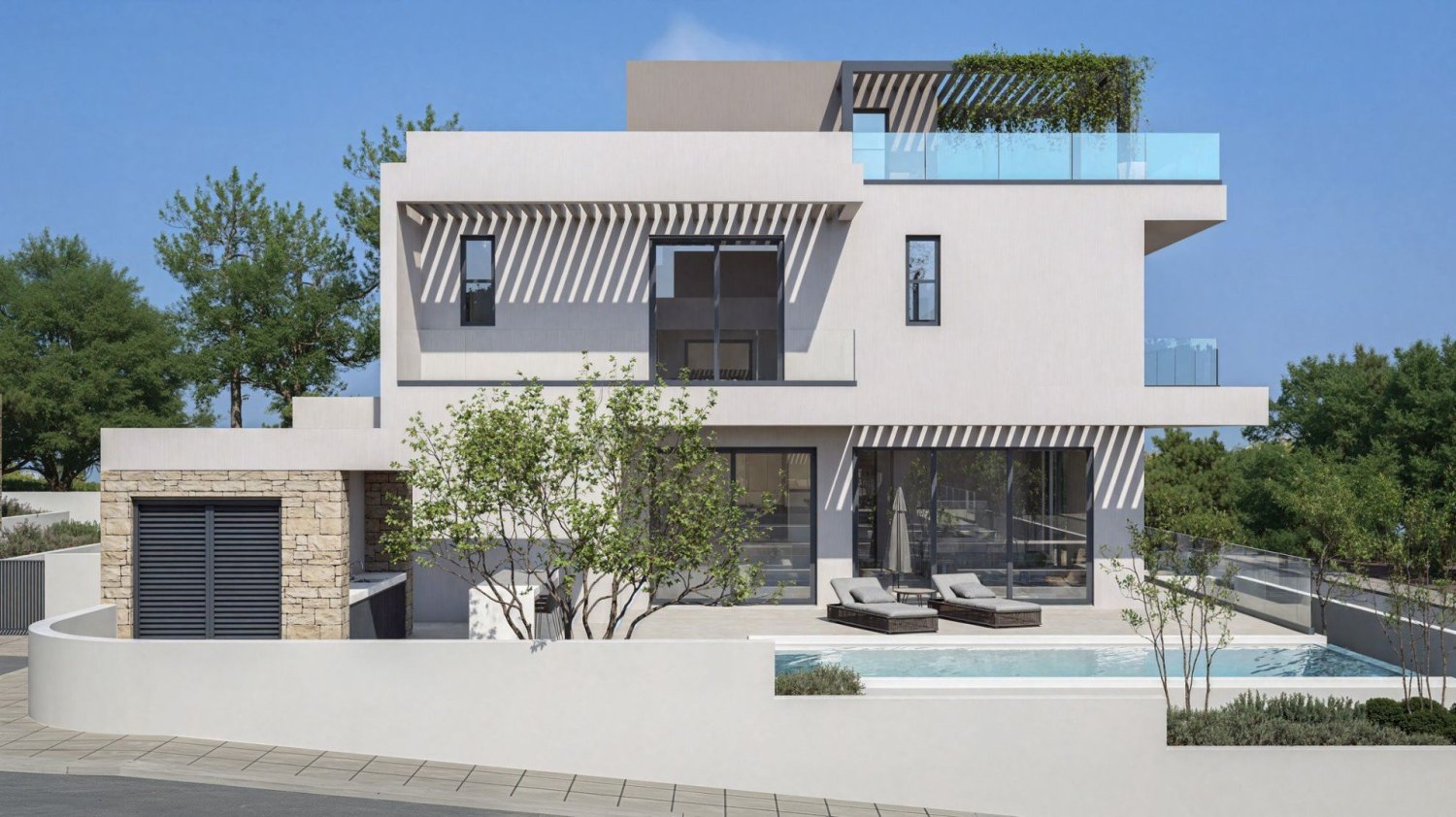 4 Schlafzimmer Villa in Chloraka, Cyprus, Nr. 27366