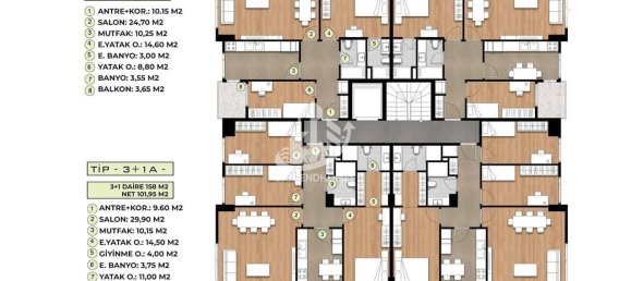 Apartment 2+1 in Istanbul, Turkey No. 4579 14