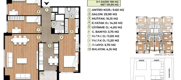 Apartment 2+1 in Istanbul, Turkey No. 4579 16