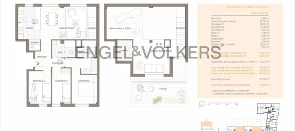 Квартира с 3 спальнями в Сабадель, Испания № 87706 25