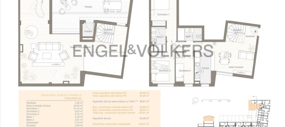 Квартира с 3 спальнями в Сабадель, Испания № 87706 26