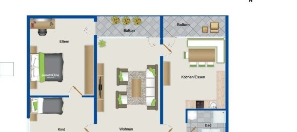 Apartamento de 4 habitaciónes en Goppingen, Germany No. 72200 12