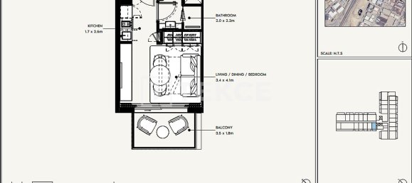 Квартира с 2 спальнями в Джабаль-Али, ОАЭ № 114617 15