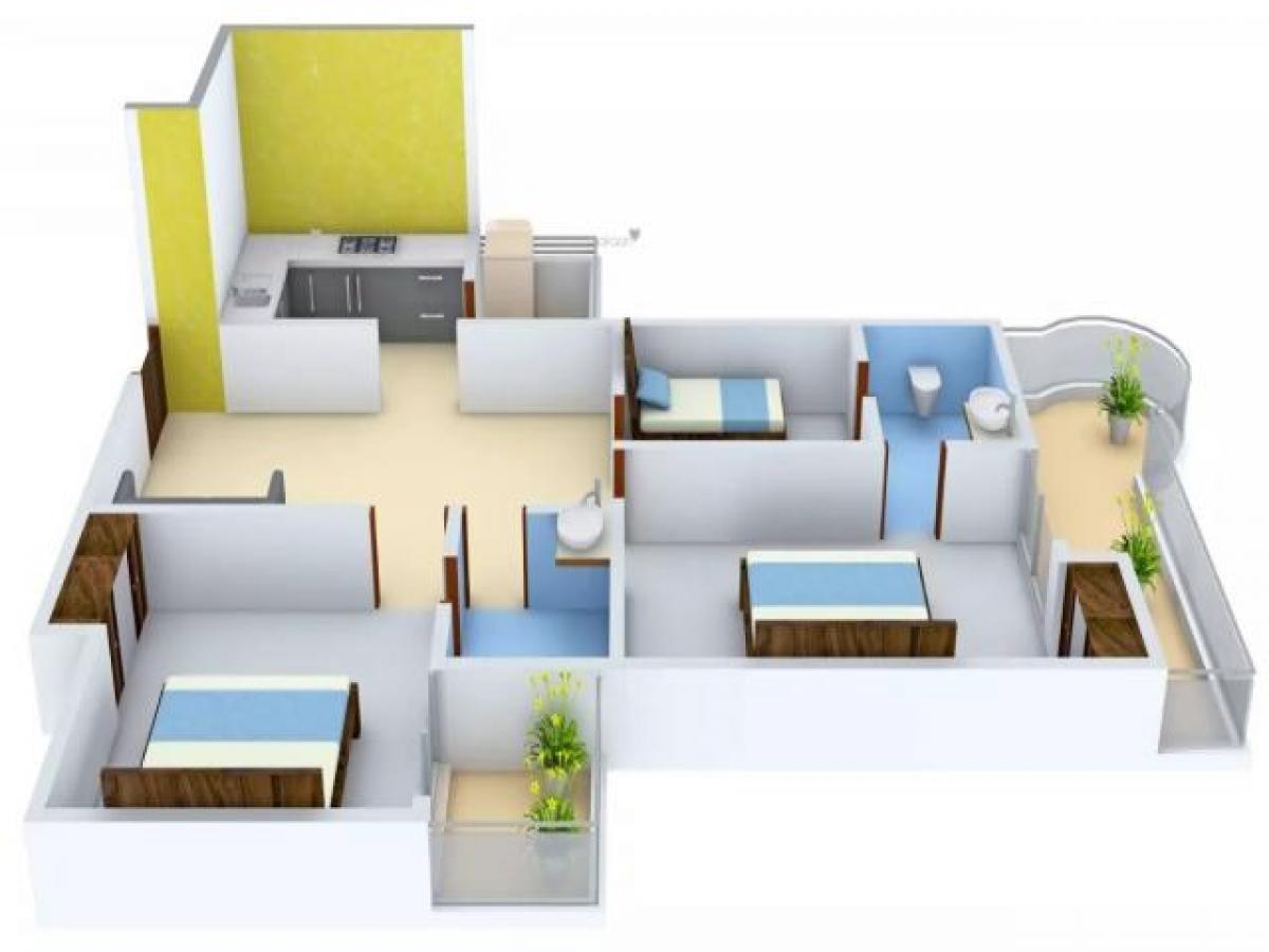 2 bedrooms House in Noida, India No. 18049