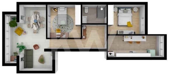 2 غرف نوم شقة في Lisbon, Portugal رقم 91848 9